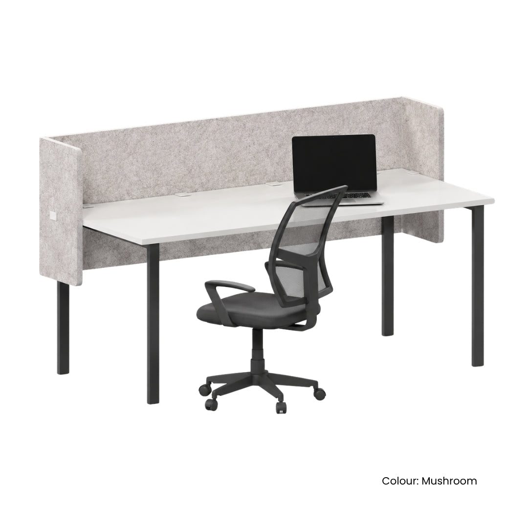 Visionchart DS12-UD-1880 SANA Serenity Desk Screen 12mm Above and Below Desk Surround