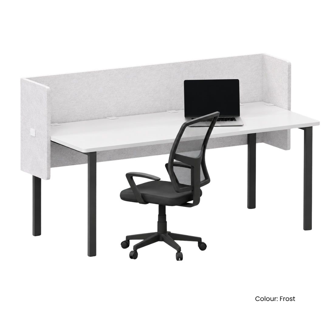 Visionchart DS12-UD-1560 SANA Serenity Desk Screen 12mm Above and Below Desk Surround