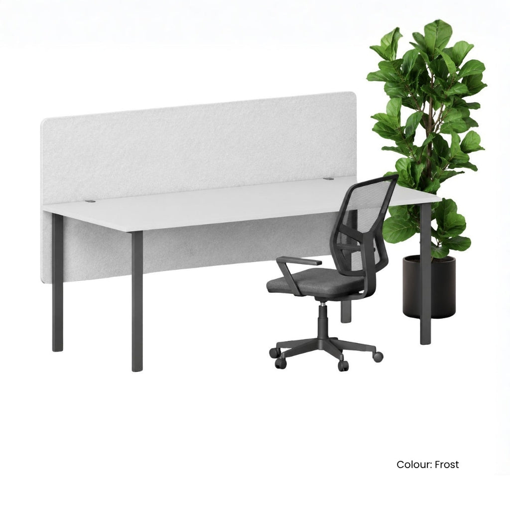 Visionchart DS24-SD-1280 SANA Serenity Desk Screen 24mm Above and Below Desk 1200x800mm