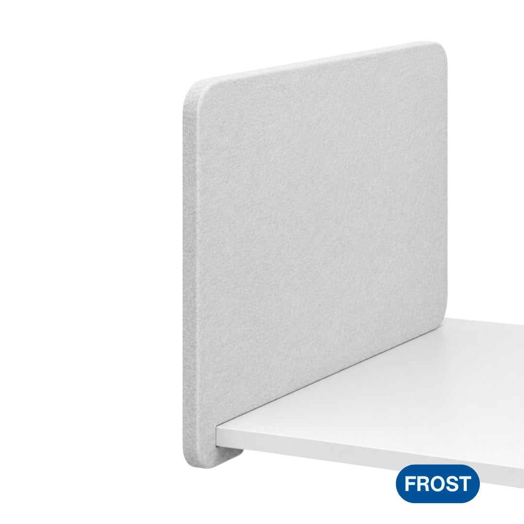 Visionchart DS24-SL-ALT8042-FR SANA Slide-On Acoustic Desk Divider Altitude 680 x 420mm Frost