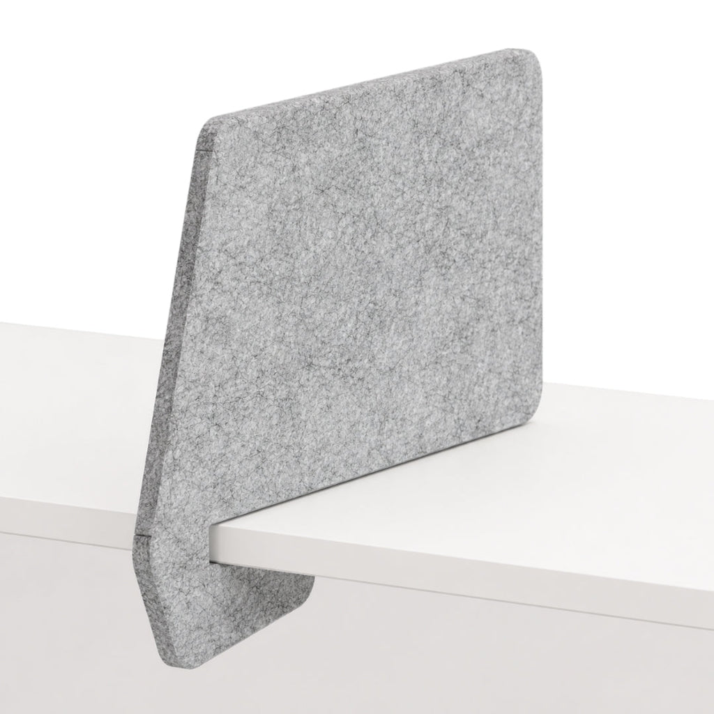 Visionchart DS24-SL-INC8042-FR SANA Slide-On Acoustic Desk Divider Incline 680 x 420mm Frost