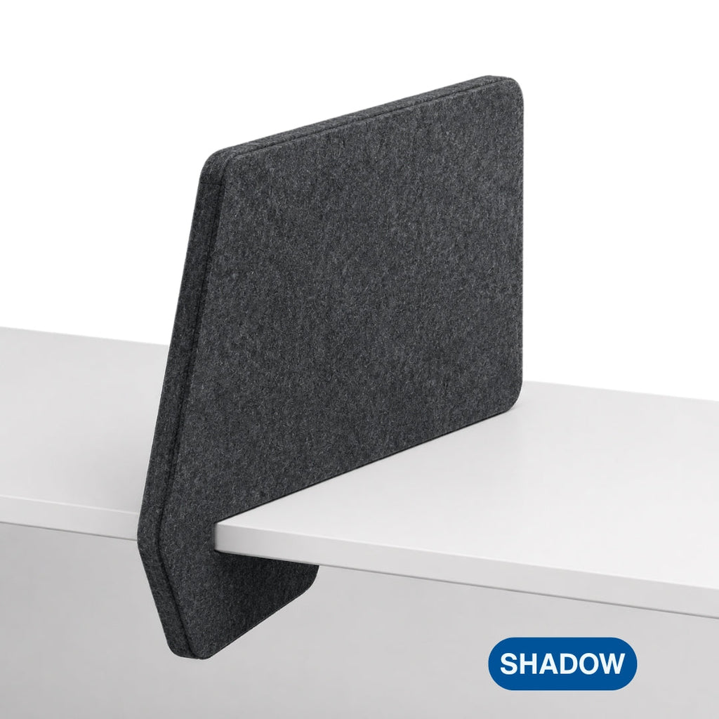 Visionchart DS24-SL-INC8042-FR SANA Slide-On Acoustic Desk Divider Incline 680 x 420mm Frost