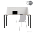 Visionchart DS24-SU-ARC9442-FR SANA Slide-On Surround Desk Screen Arc 940 x 680 x 420mm Frost