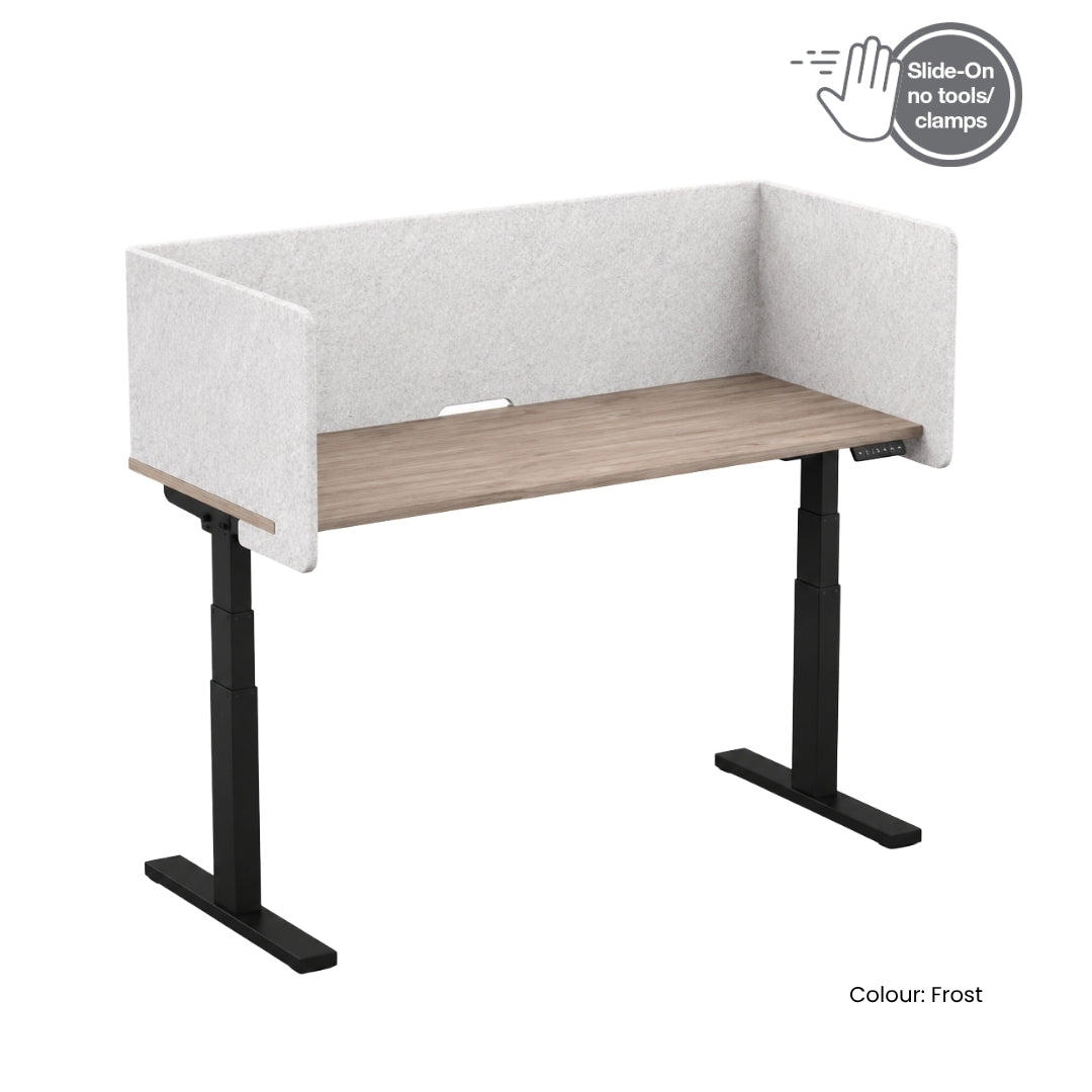 Visionchart DS24-US-1875ALT SANA Serenity Desk Screen 24mm Sit-Stand Slider Surround 1800x750x500mm