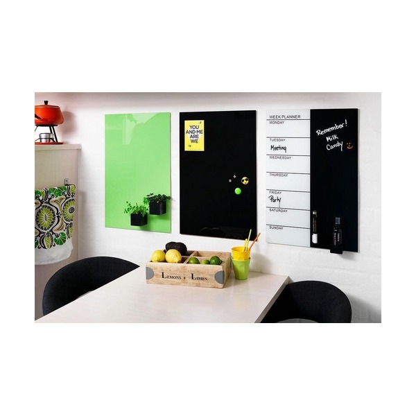 Visionchart N60-10502 Naga Coloured Magnetic Glassboard 400 x 600mm White