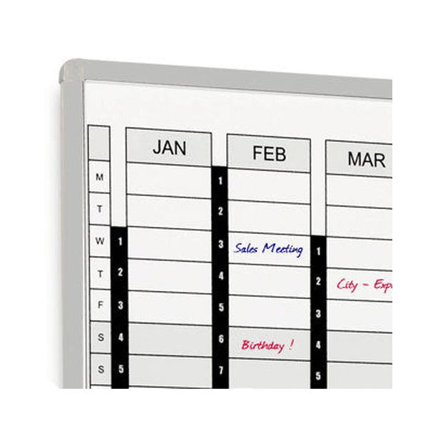 Visionchart VDP001 Perpetual Year Planner 1200 x 1200mm