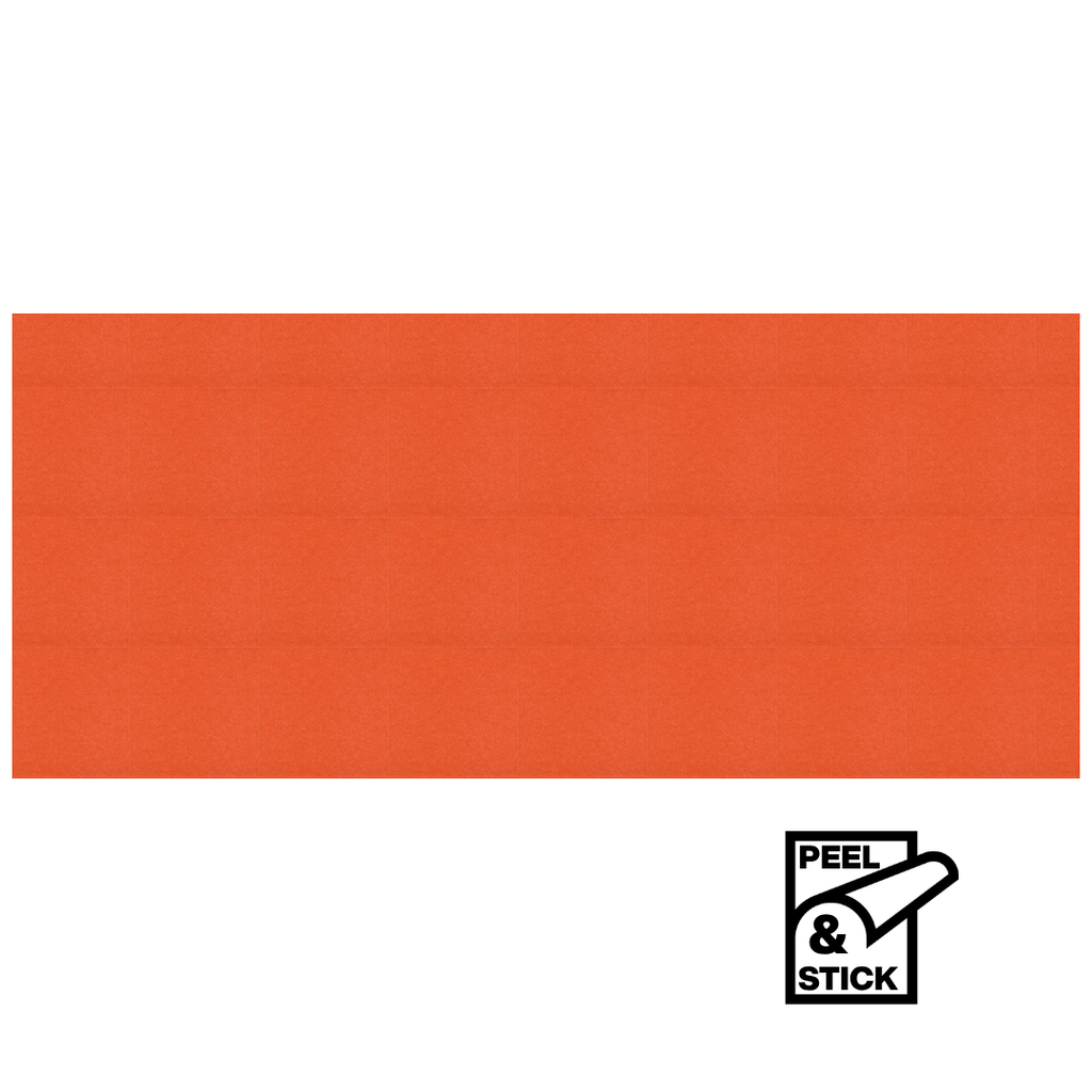 Visionchart SANA Easy Stick Acoustic Wall Panel 2800 x 1220 x 12mm Carrot