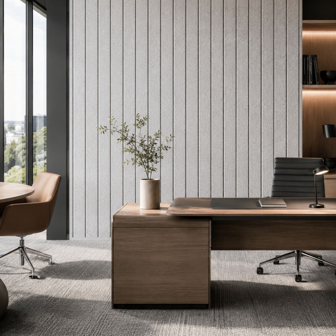 Visionchart SANA2612L-AS12 SANA Linea Acoustic Panel 12mm 2600x1200mm Ash 41
