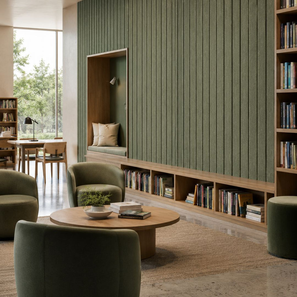 Visionchart SANA2612L-OL12 SANA Linea Acoustic Panel 12mm 2600x1200mm Olive 60