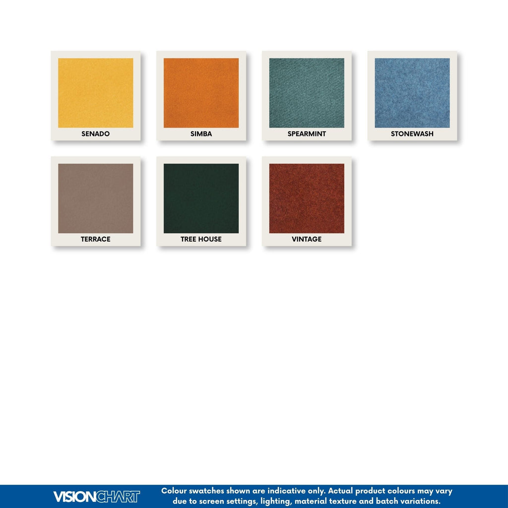 Visionchart UFF1590 Smooth Velour Unframed Wrapped Pinboard 1500 x 900mm