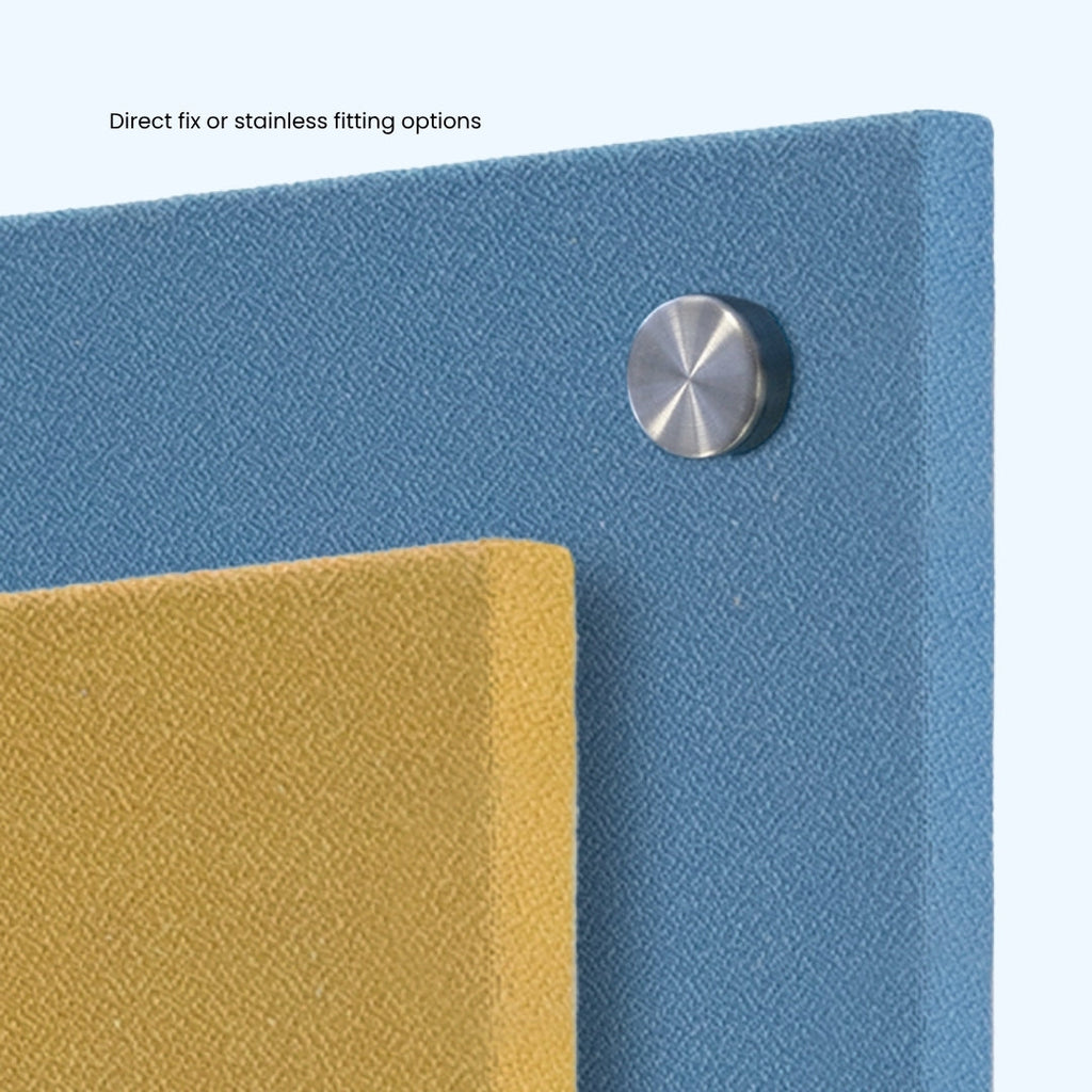 Visionchart UFF1590 Smooth Velour Unframed Wrapped Pinboard 1500 x 900mm