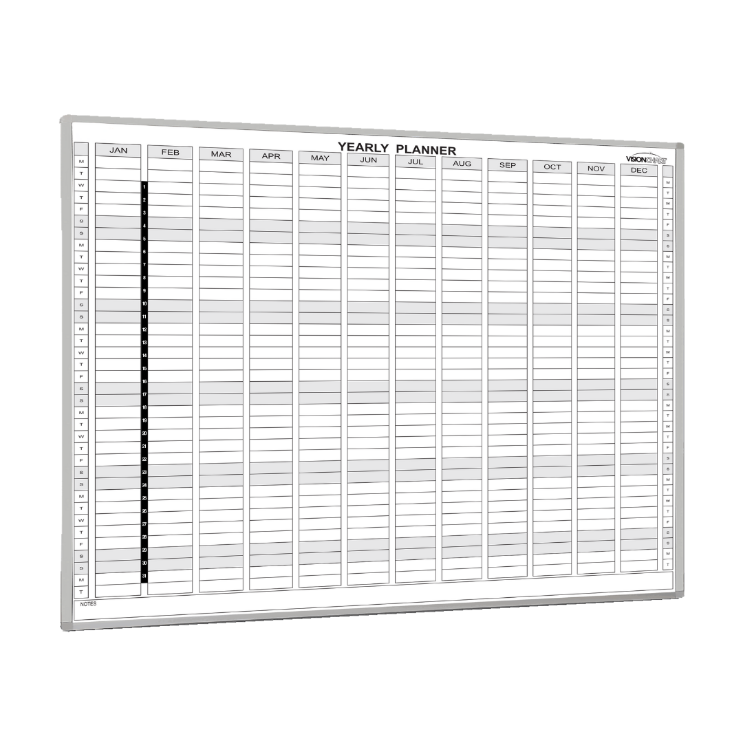 Visionchart VDP003 Perpetual Year Planner 2400 x 1200mm