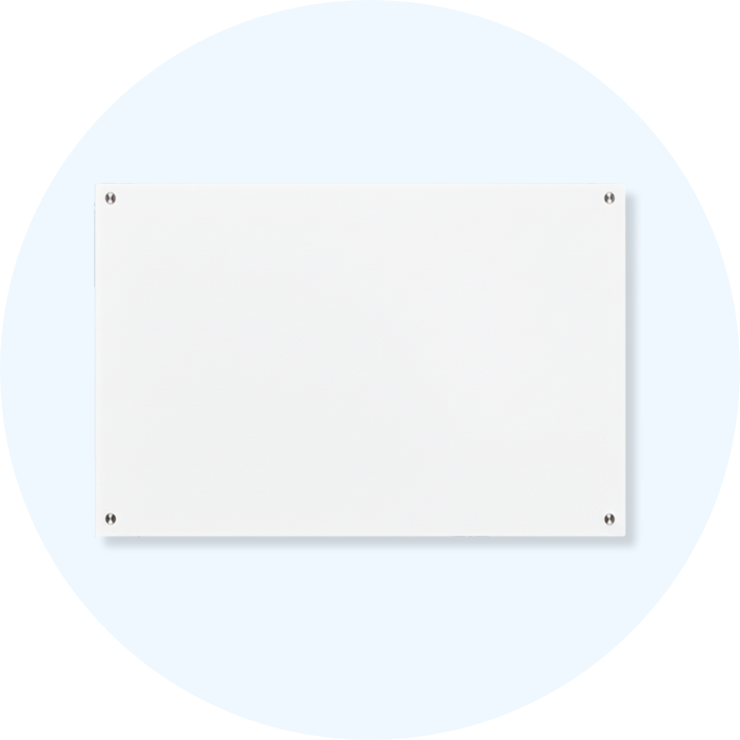 Visionchart VGB9060 Lumiere Magnetic Glassboard 900 x 600mm White