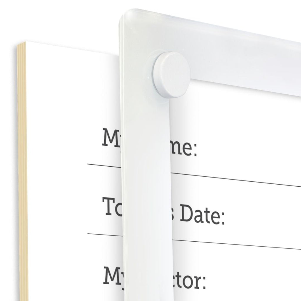 Visionchart VHGS6047 Lumiere Switch Non-Magnetic Glassboard 600x470mm