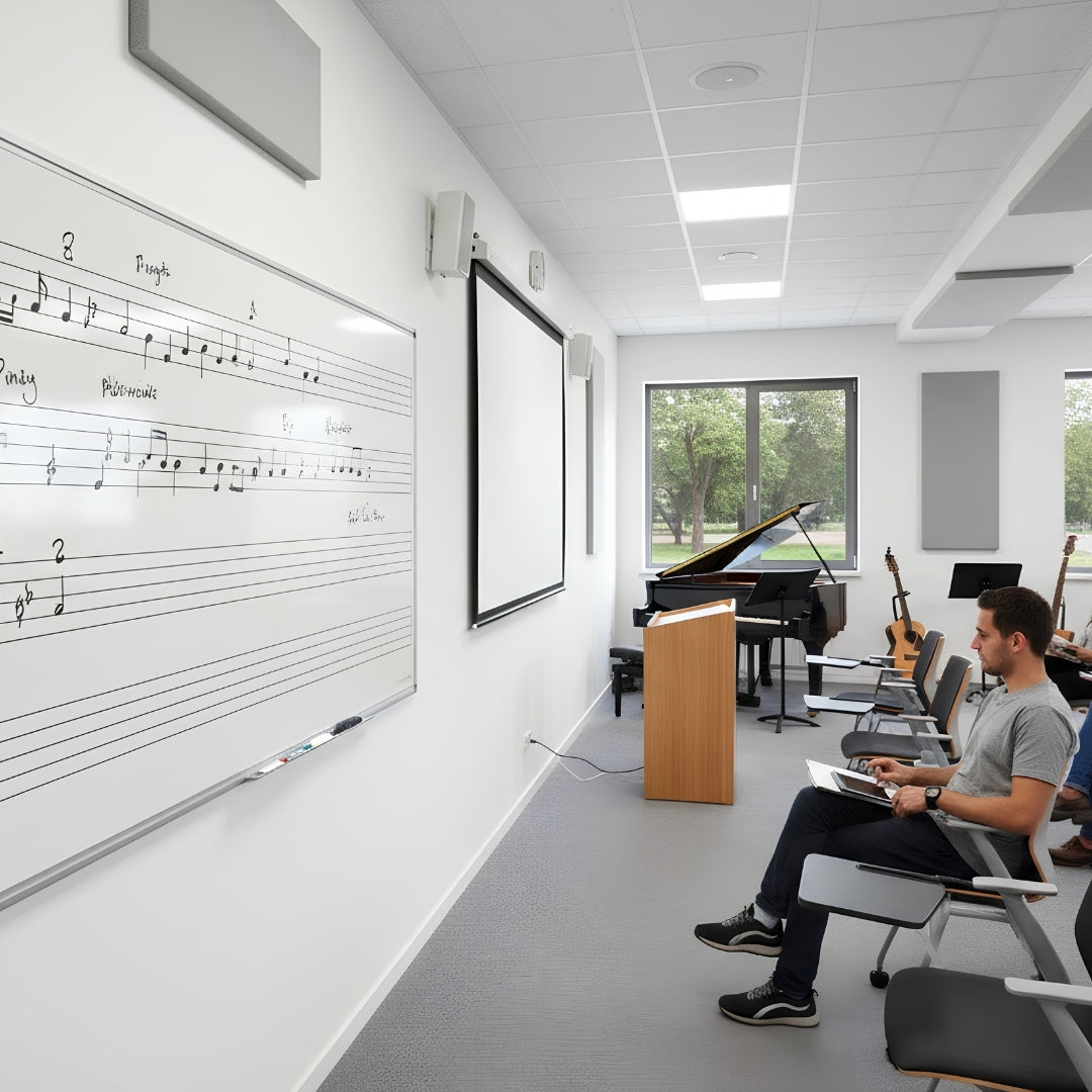 Visionchart VMB1812 Magnetic Music Whiteboard 1800 x 1200mm