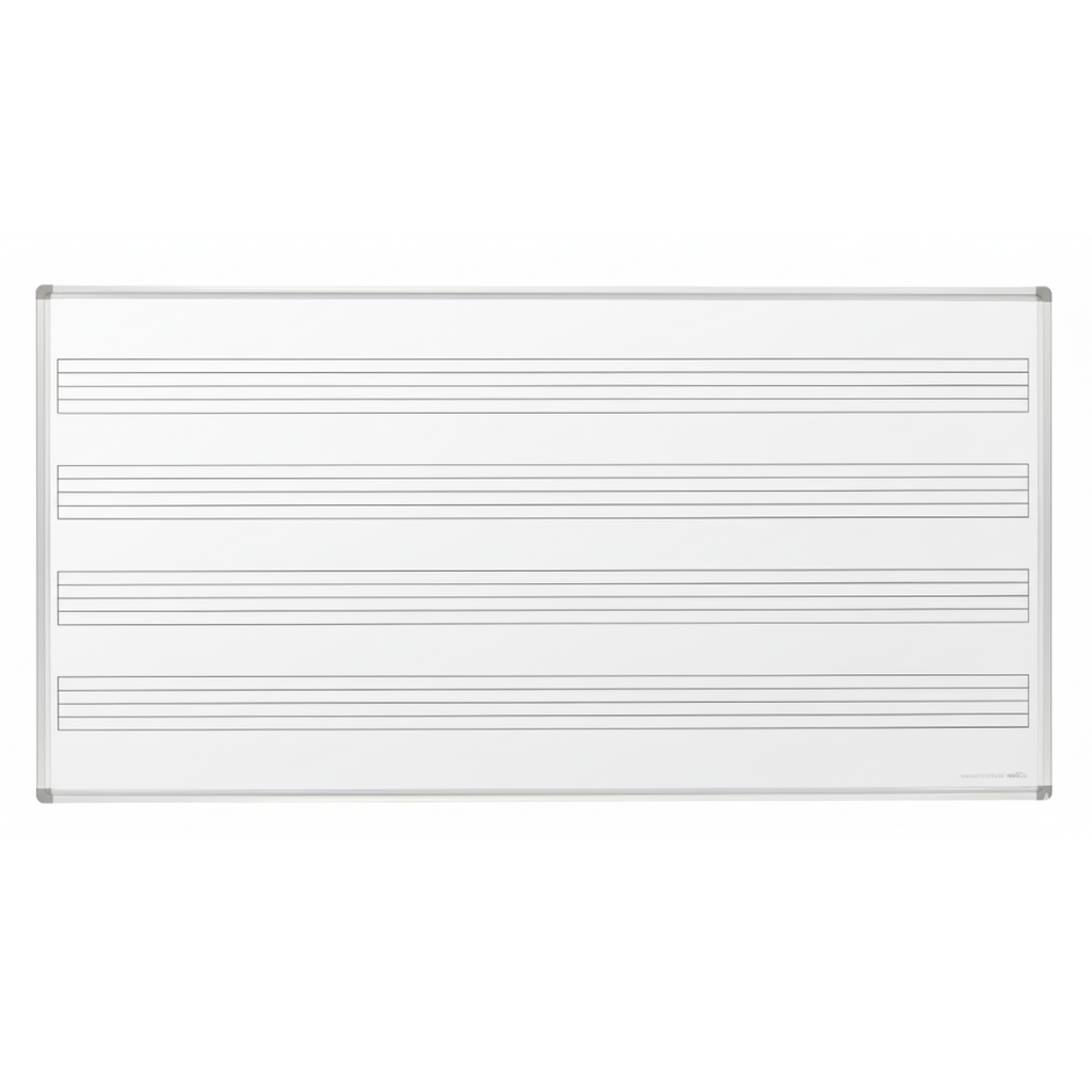 Visionchart VMB2412 Magnetic Music Whiteboard 2400 x 1200mm
