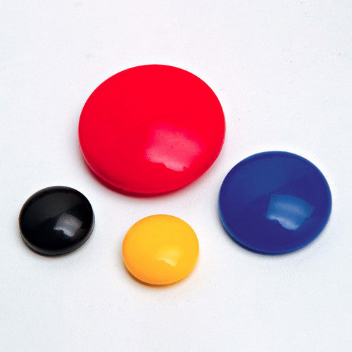 Visionchart Vista Magnetic Buttons 30mm Black Pack of 8