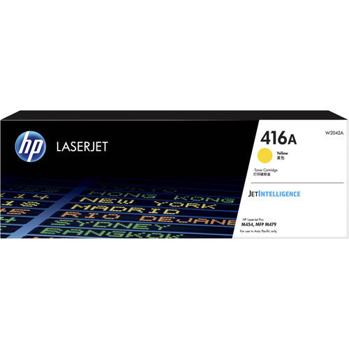 HP 416A Original LaserJet Toner Cartridge Yellow 2100 Pages