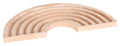 Zart Wooden Rainbow Tray 40 x 20cm Solid Beechwood 8 Grooves