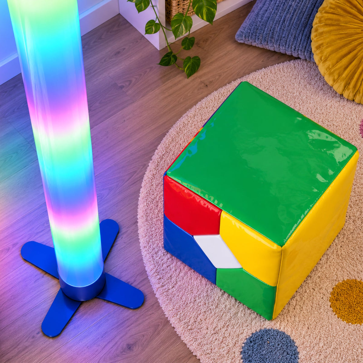 Waterless LED Tube 183cm with Extra Large Remote Cube Kit