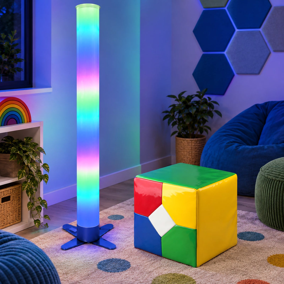 Waterless LED Tube 183cm with Extra Large Remote Cube Kit