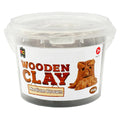Wooden Clay 500g Medium Brown