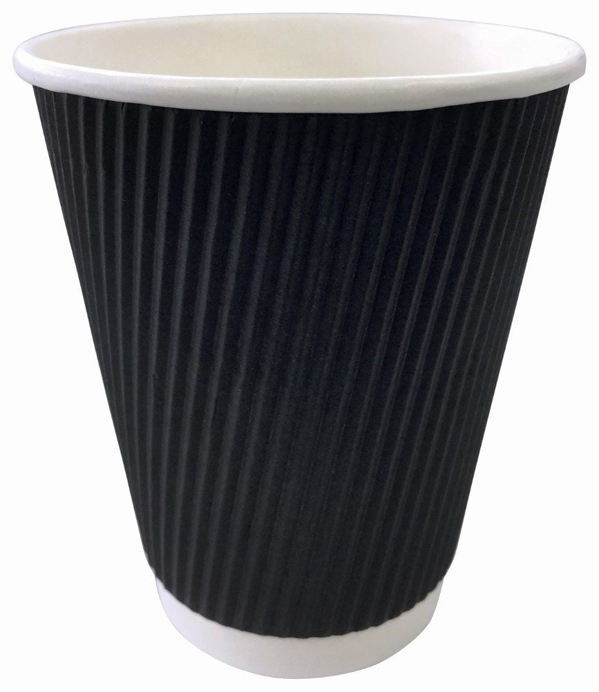Writer Breakroom Double Wall Paper Cup 355ml Black Box of 500