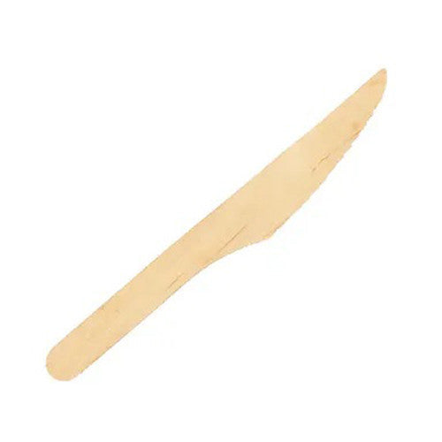 Writer Breakroom Eco Wooden Cutlery Knife 160mm Birchwood Compostable Carton of 1000