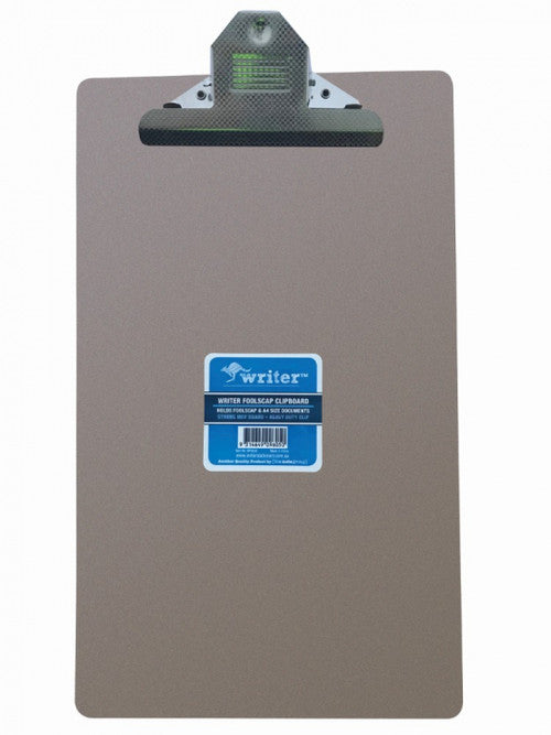 Writer Foolscap MDF Clipboard 360 x 245mm Heavy Duty Clip