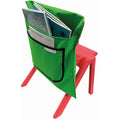 Writer Nylon Chair Bags with Two Pockets 455mm Wide Green Pack of 5