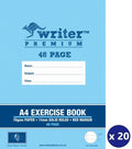Writer Premium Exercise Book Ruled 11mm 70gsm 48pg A4 Ice Cream