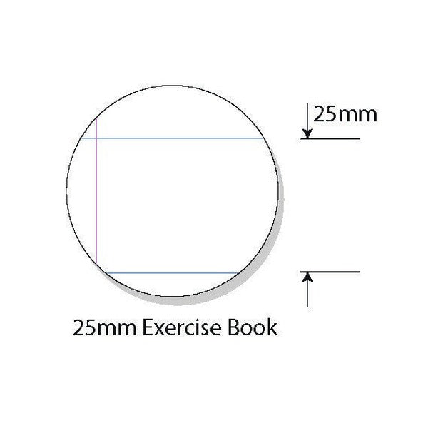 Writer Premium Exercise Book A4 48 Page 25mm Solid Ruled with Margin Umbrella Pack of 20