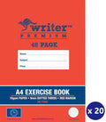 Writer Premium Exercise Book A4 48 Page 9mm Dotted Thirds with Margin