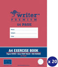Writer Premium Exercise Book Feint Ruled 8mm 70gsm 64pg A4 Triangle