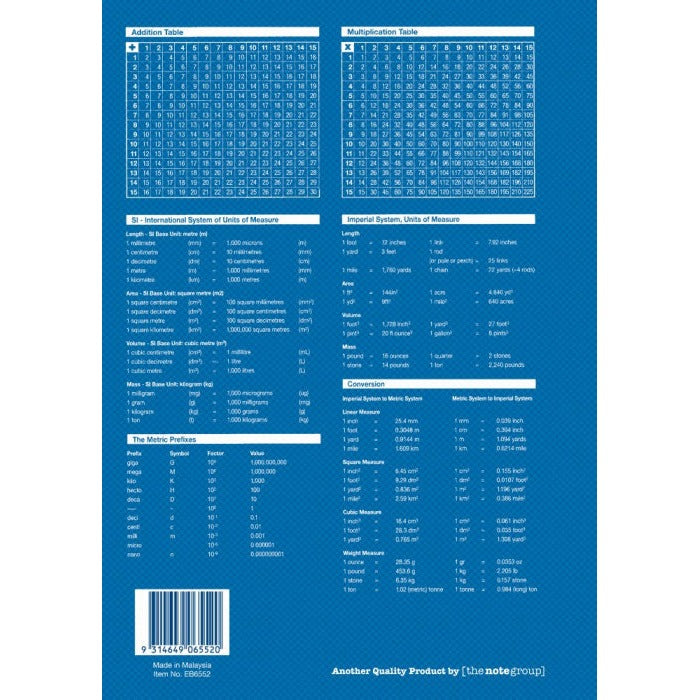 Writer Premium Grid Book A4 48 Page 10mm Seal Pack of 20