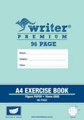 Writer Premium Grid Book 10mm 96pg A4 Watermelon