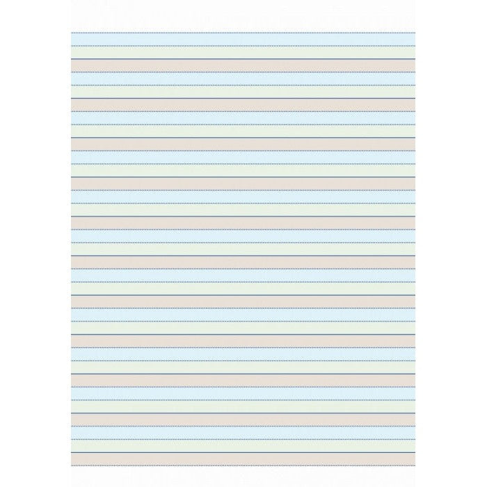 Writer Premium Ground Grass Sky Notepad A4 50 Sheet 24mm Dotted Thirds Pack of 10