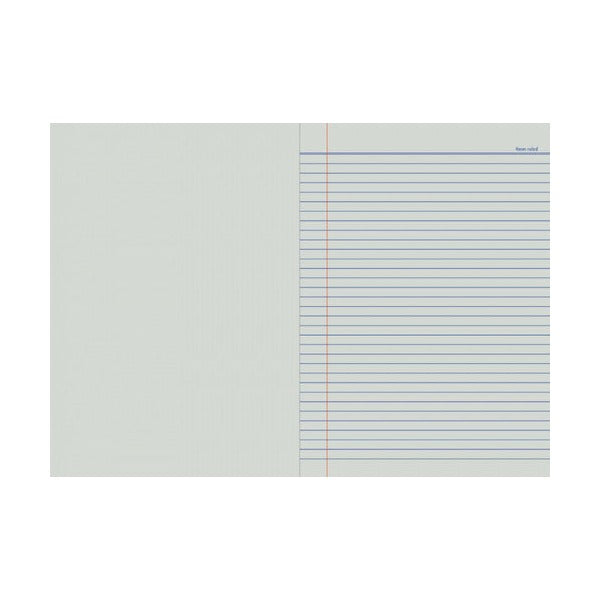 Writer Premium Project Book A4 48 Page Plain Plus 8mm Ruled with Margin Robot Pack of 20