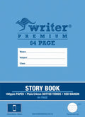 Writer Premium Story Book 330 x 240mm 64 Page Plain Plus 24mm Dotted Thirds with Margin Telephone