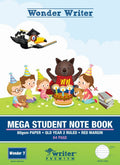 Writer Premium Wonder Writer Student Notebook 330 x 240mm 64 Page QLD Year 2 Ruled 80gsm
