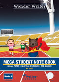 Writer Premium Wonder Writer Student Notebook 330 x 240mm 64 Page QLD Year 3/4 Ruled with Margin 80gsm
