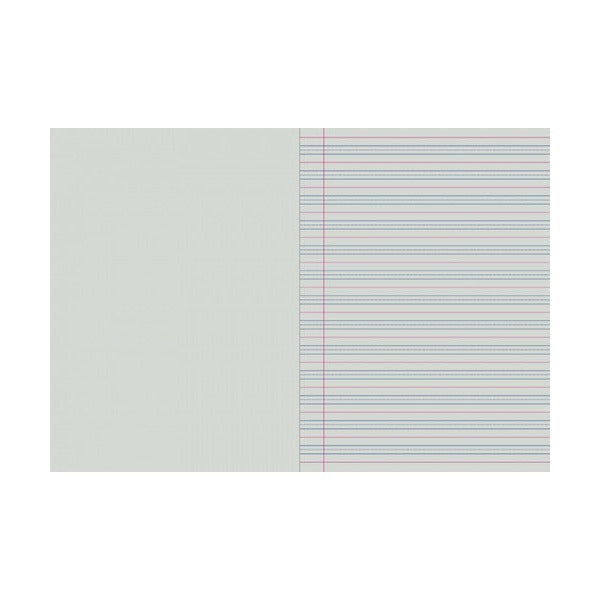 Writer Premium Workbook 330 x 240mm 64 Page Plain Plus QLD Year 1 Ruled with Margin Thongs Pack of 10