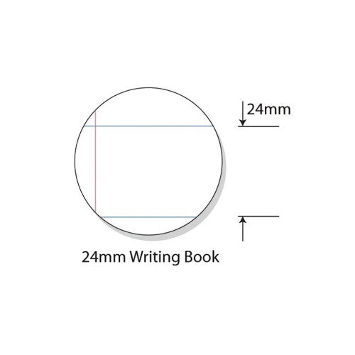 Writer Premium Writing Book A4 64 Page 24mm Solid Ruled with Margin Pack of 20