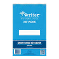 Writer Shorthand Spiral Notebook 200 x 125mm 200 Page 8mm Ruled 60gsm