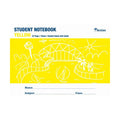 Writer Student Notebook 32 Page 10mm Double Ruled Guide Yellow