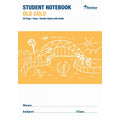 Writer Student Notebook 32 Page Double Ruled Guide 4mm Old Gold