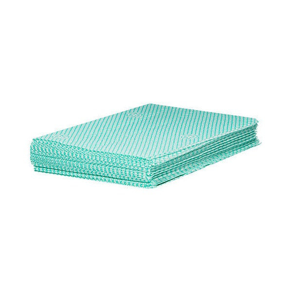 WypAll Colour Coded Heavy Duty Cloth Wiper Green 20 Wipers Packs of 12