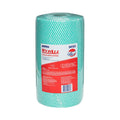 WypAll Colour Coded Heavy Duty Cloth Wiper Roll Green 107 Wipers Pack of 4
