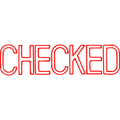 Xstamper CX-BN Message Stamp Checked Red