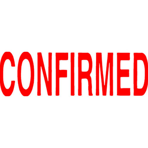 Xstamper CX-BN Message Stamp Confirmed Red